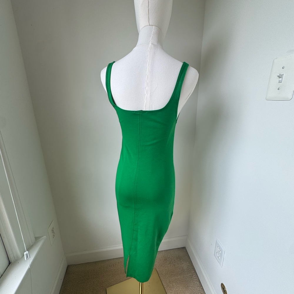 Zara Vibrant Green Midi Dress - Picture 2 of 3